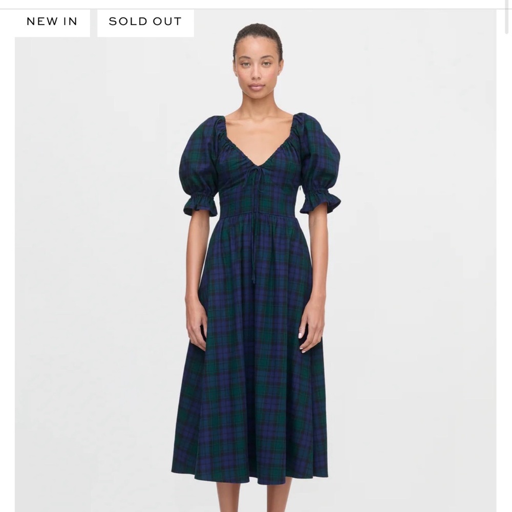 Sold Out Hill House Ophelia Dress in Blackwatch Tartan